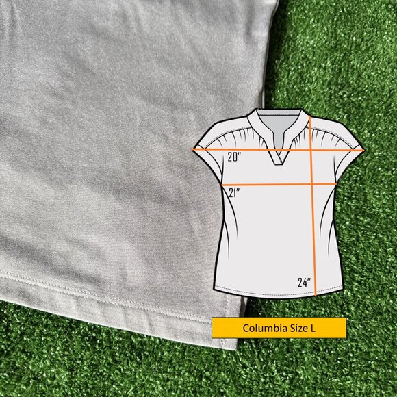 Columbia Cap Sleeve Gym Running Training Lightweight Shirt Top Round Neck Size L - Picture 2 of 14